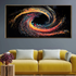 Cosmic Prism Crystal Glass Painting for Wall Art